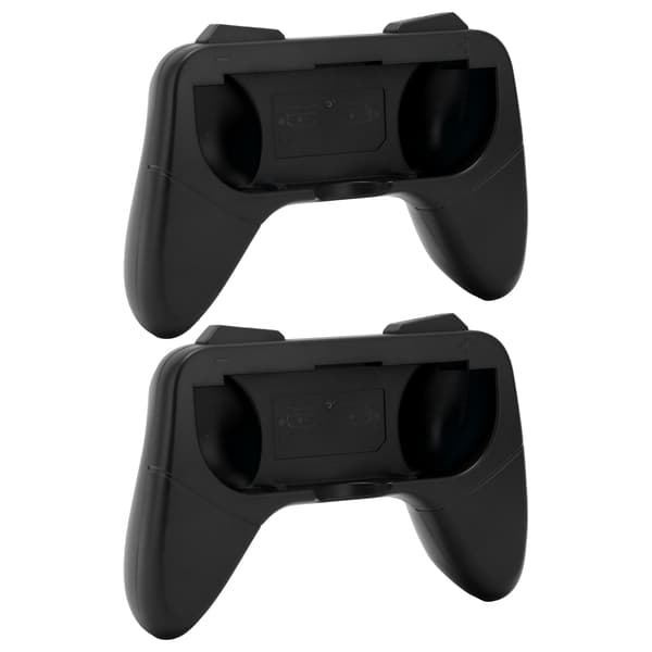 Håndgreb Slidstærkt Komfortgreb Kit med 2 Beskyttelsespuder til Switch OLED ControllerSort