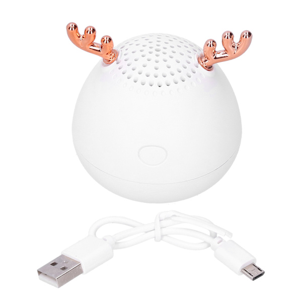 Peura langaton Bluetooth Mini-kaiutin, suuri äänenvoimakkuus, kannettava ääni, yhteensopiva tietokoneen/puhelimen kanssa, valkoinen