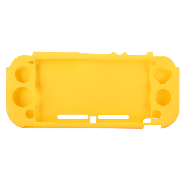 Allinclusive beskyttende skalldeksel silikondeksel for Switch Lite  konsollspillmaskin (gul)