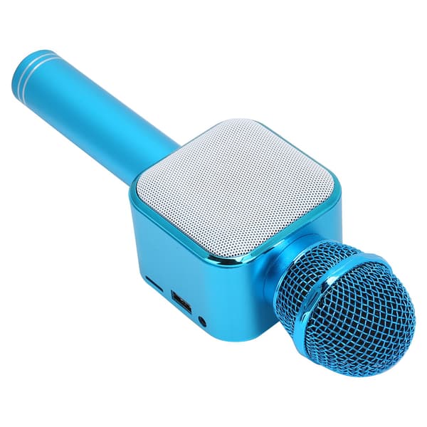 Bluetooth trådløs mikrofon LED lys blinkende håndholdt mikrofon til karaoke