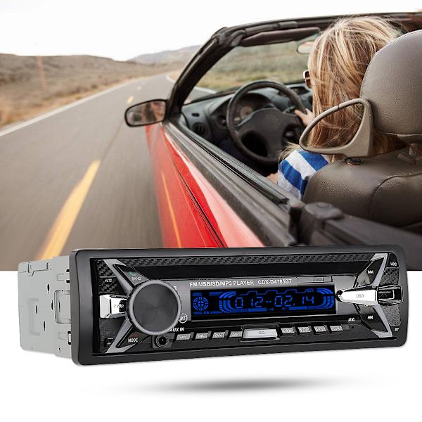 Auton irrotettava paneeli MP3-kortinlukija FM-lähetin Audiosoitin Tukee muistikorttia