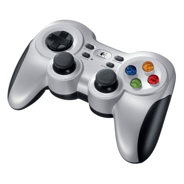 Logitech G F710 Trådlös Gamepad, 2,4 GHz Trådlös med USB Nano-mottagare, Controller Dubbel Vibrationsåterkoppling, 4 Växlad D-Pad, PC - Grå/Svart