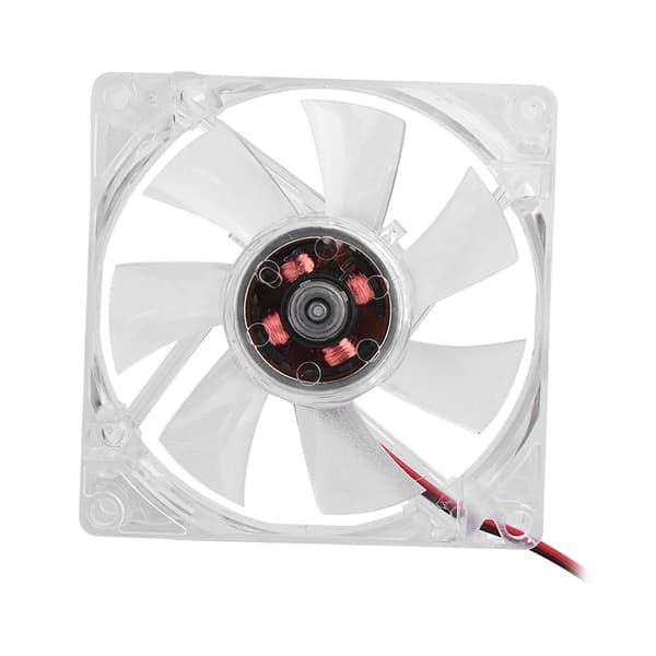 80mm LED-lys 12V 4Pin lydløs PC-kabinet køleventilator computerkøler blå