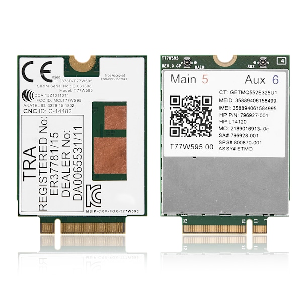För HP LT4120 för Snapdragon X5 LTE T77W595 796928-001 4G WWAN M.2 Modem Modul 150Mbps
