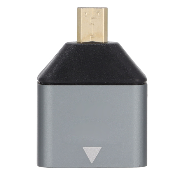 HD Multimedia Interface-adapter, hane till hona, aluminiumlegering, 4K Micro HD Multimedia Interface-adapter