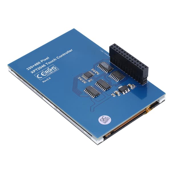 4 tommer resistiv touchskærm TFT LCD-skærmmodul til Raspberry Pi 3B/B+/2B