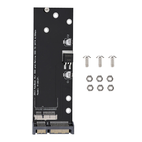 2,5-tums SATA 6 Gb 3,0 till för Macbook Air Pro SSD-kortplatsadapter Riser-kort