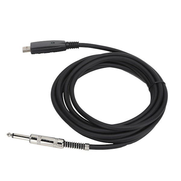 JORINDO JD6222 3 M USB-hane till 6,35 mm hane gitarrkabel USB-gitarrkabel ljudanslutningsadapterkabel