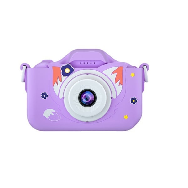 Barnkamera HD 4800W SLR Minikamera Studentpresent Fox Purple