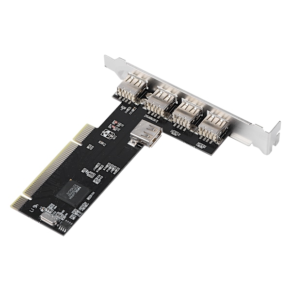 480 Mbps höghastighets T-typ PCI till USB-förlängningskort modul adapter 5 x USB 2.0-port