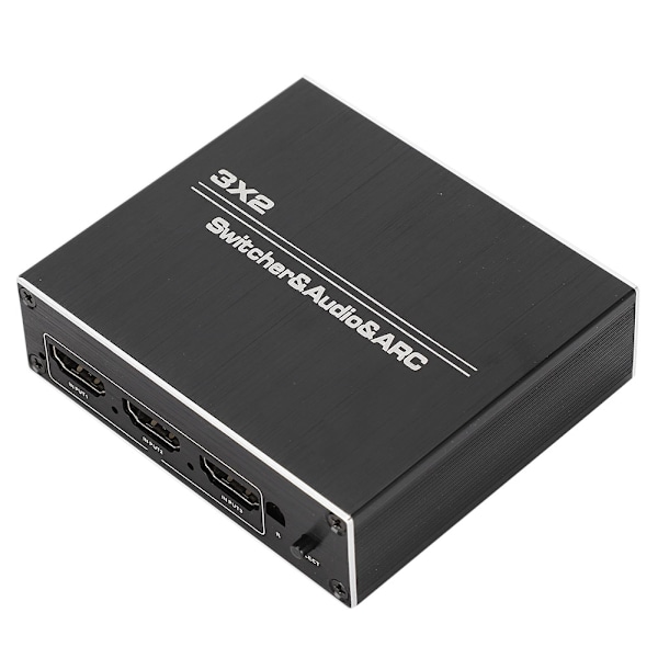 HDMI Matrix 3 ind 2 ud med lyd-ekstraktor Splitter   ARC 4K/60HZ