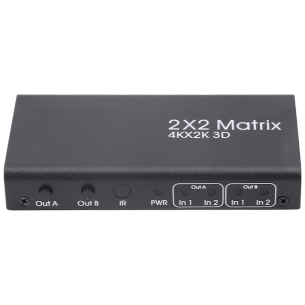 HD Multimedia Interface Switcher 2 in 2 Out 4K 30Hz Auto High Definition Multimedia Interface Selector Hub