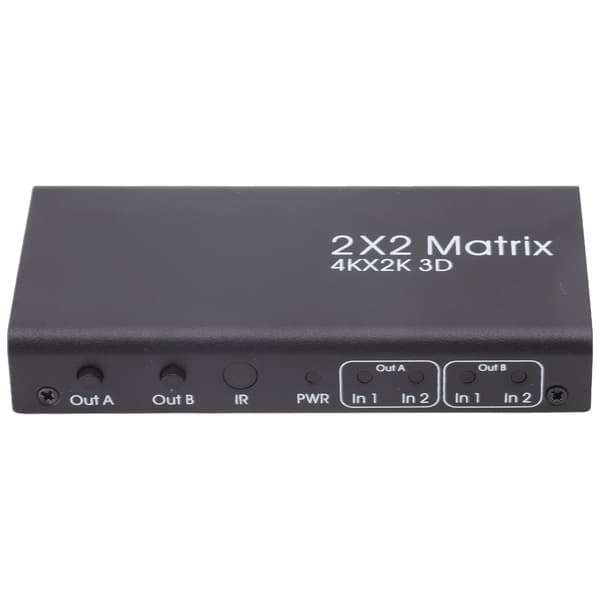 HD Multimedia Interface-växlare 2 in 2 Out 4K 30Hz Auto High Definition Multimedia Interface Selector Hub