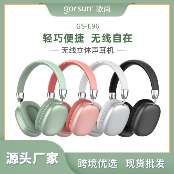 SAYTAY Ny Bluetooth 5.1 Hodemontert Trådløst Bluetooth-hodesett Maks Hodesett Stereo Sports Folding Hodesett ST-001