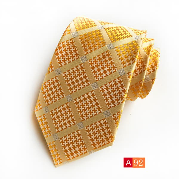 Slips til mænd, casual formel kjole, professionel forretning, bryllup, forlover, polyester jacquard slips