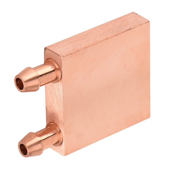 Kobber Vannkjølingsblokk for Grafikk GPU Hoved CPU 40 * 40 * 10mm