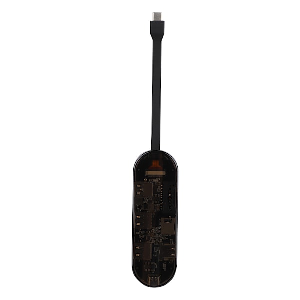 7 in 1 Type-C-keskitin USB-C - HDMI USB3.0 -muunnin Telakointiasema Tukee Muistikorttia