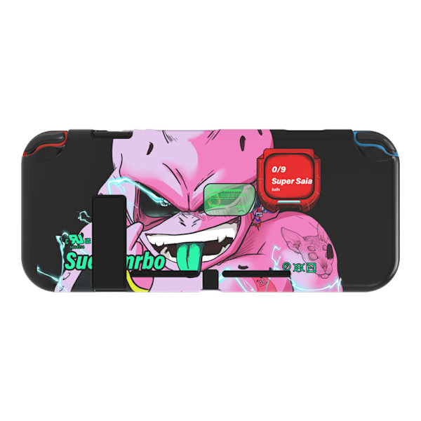 Dokkbar beskyttende deksel for Nintendo Switch, myk TPU-slank deksel for NS-konsoll og Joy-Con-kontrollere