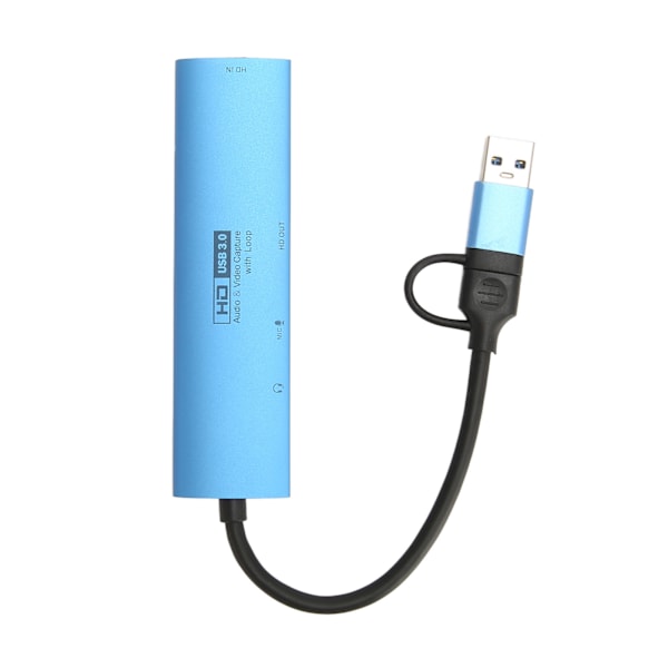 Lyd- og videooptagelseskort 4K 1080P 60FPS USB3.0 HD Multimedia Interface videooptagelseskort til spil Live Streaming Z47B