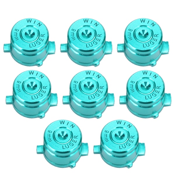 2 sett aluminiumlegering funksjonshjelpknapp-kontroller erstatningsdeler passer for PS4Grønn
