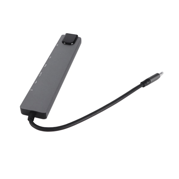 8-i-1 Hub Type-C til HDMI RJ45 PD USB Docking Station Type-C Hub Splitter Konverter Adapter