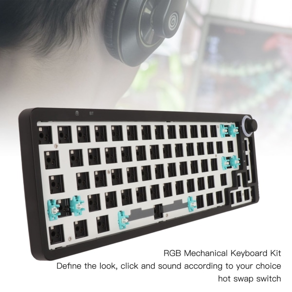 35 stk tastaturbryter 3 pins RGB SMD lineær støvtett forhåndsoljet tastaturbryter for spill mekanisk tastatur dobbel fjær