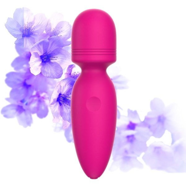 Rygmuskelafslappere - Mini - Genopladelig - 10 tilstande - til nakke - fod - arm - fuld kropsmuskelafspænding 4,35 * 1,18 tommer Rose Red