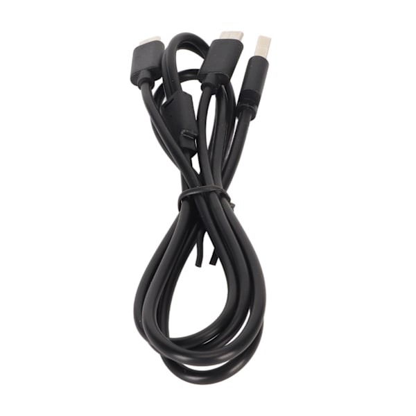 Kaksinkertainen latauskaapeli, ammattimainen, tehokas 2-in-1 USB C -latauskaapeli PS VR2:lle ja PS5:lle, 2,8 jalkaa