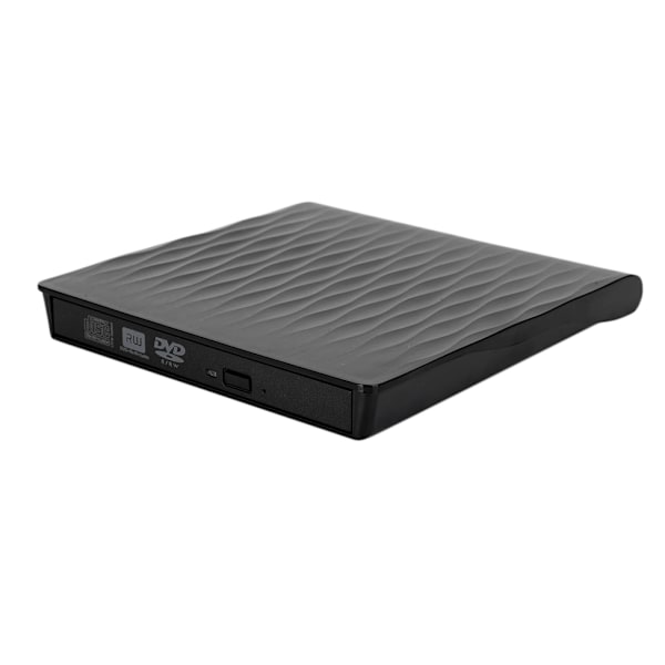 USB 3.0 Brænder Ekstern Optisk Drev DVD Skriver Desktop Notebook Tilbehør Type C Sort(Sort )