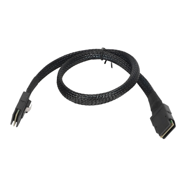 Mini SAS SFF 8087-kabel, dobbel rett hode, datakabel for tilkobling av datamaskinserverens hovedkort til array-kort, 0,5 m / 1,6 fot