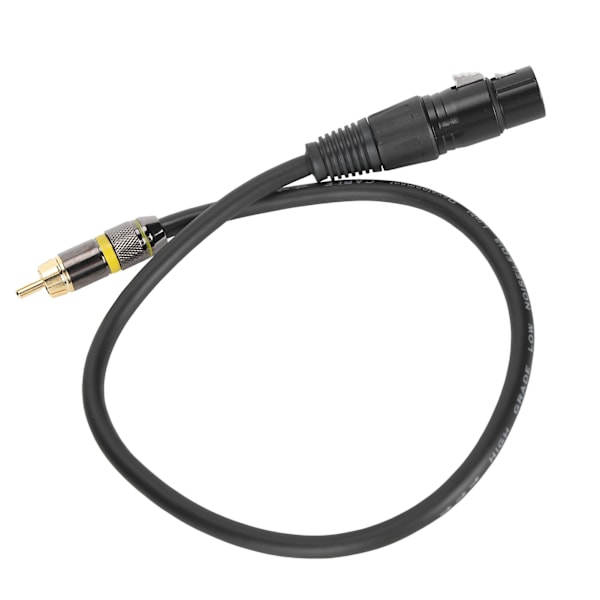 JORINDO Mikrofonikaapeli XLR naaras RCA uroskaapeli Balansoitu signaaliyhteyskaapeli JD6054‑0.5m/1.7ft