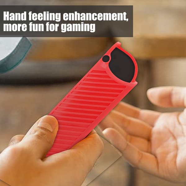 Blød TPU Gamepad Smart Cover Beskyttende Etui til Nintendo Switch Joycon Controller (Blå   Rød)