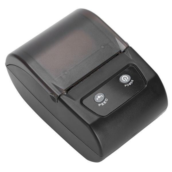 58mm Etiket Termisk Printer 203DPI Høj Opløsning Bluetooth USB Forbindelse 110‑240VUK Stik