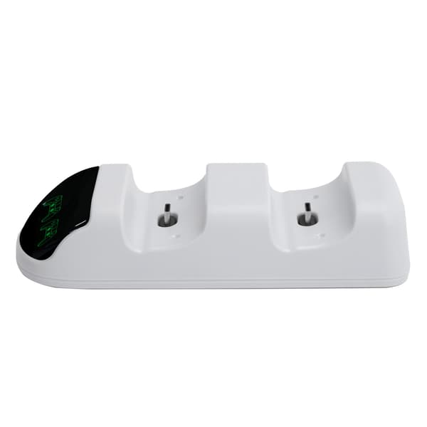 Gamepad-opladningsstation Dobbelt controller-oplader Dock Stand med LED-lys til PS5