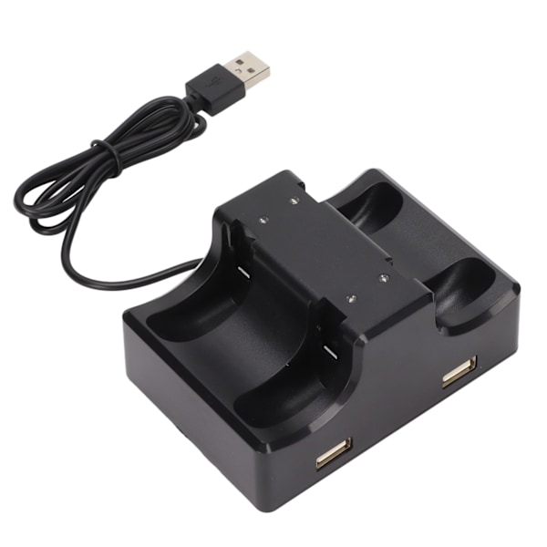 for Switch Joycon ladestasjon 4 i 1 ladestasjon for Joycon med LED-indikator