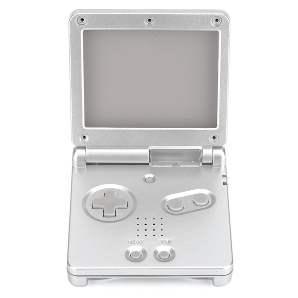 Skyddande ABS-fodral för Nintendo Game Boy Advance GBA SP, reservdelar, silver