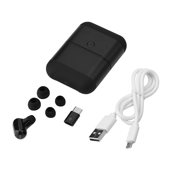 TWS trådløse Bluetooth stereohodetelefoner Mini-headset øretelefon med ladeetui for iOS/Android
