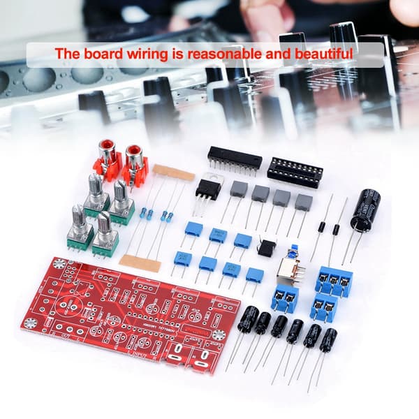 DIY Kits LM1036 DC Tone Board med Preamp til Bas & Diskant Justering