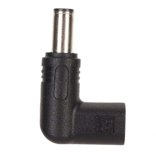USB Type C-hona till 6,0x3,7 mm adapter 100 W PD snabbladdning 90 graders vinklad USB C till DC-adapter