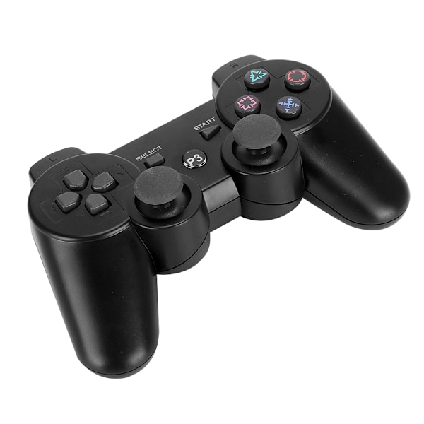 Trådløs intelligent Bluetooth-spill Gamepad Funksjonelt håndtak Signalstabilisering for PS3 svart