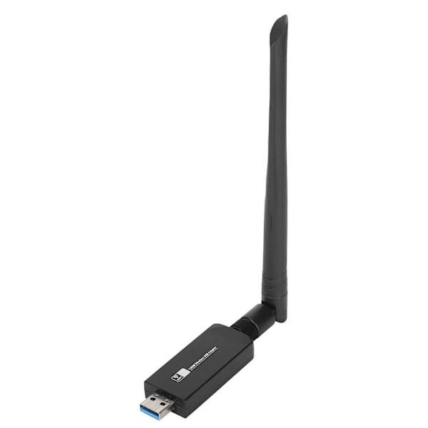 Nettverkskort USB Trådløs BT 1200M 5G DualBand Nettverksadapter med Antenne CD for Bærbar PC Stasjonær