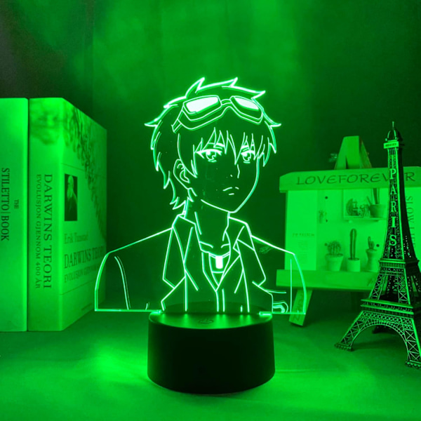 Bordlampe Anime High Rise Invasion Rika Honjo for soveromsdekorasjon Led nattlys bursdagsgave romdekor Manga 3D lys