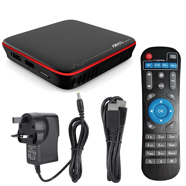 M8S PRO W 4K S905W TV-boksi 2G+16G 2.4G WiFi STB Smart TV-boksi Android 7.1:lle