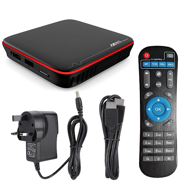 M8S PRO W 4K S905W TV Box 2G+16G 2.4G WiFi STB Smart TV Box för Android 7.1