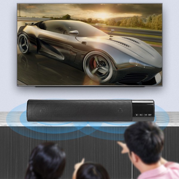 Trådløs Bluetooth-højttaler Stereo Surround Sound High Bass Bærbar højttaler til bærbar computer Telefon