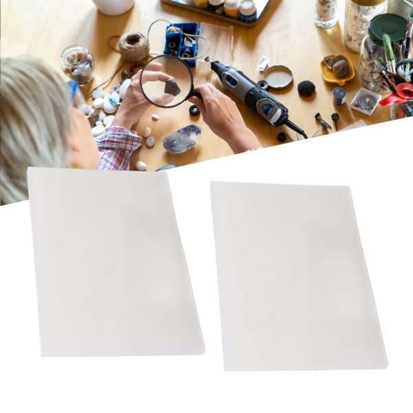 3 stk. Stempelskæringsblok Blød Gummiblok Fremstillingsblok DIY Håndlavet Håndværk til Udskæring af Stempler Aftryk 15x10x0.5cm
