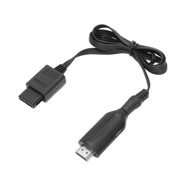 For N64 til HD Multimedia Interface Adapter Kabel 3 Display Modes Plug and Play HD Video Konverter med Strømkabel
