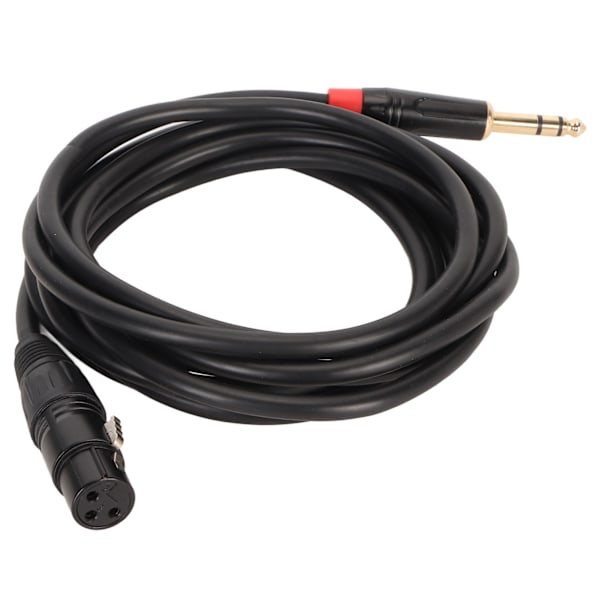 XLR hun til 1/4 tommer 6,35 mm kabel professionel plug and play 20 AWG OFC kerne mikrofonkabel 9,8 fod