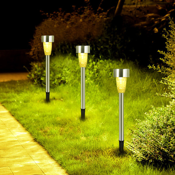 12 kpl Solar RGB nurmikon valonohjaus Induktio IP44 Vedenpitävä LED-lamppuhelmet nurmikon valot puistoihin puutarha-altaisiin