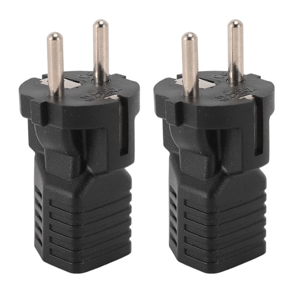 2-pack  till 5-15R strömadapter hane till hona Plug and Play  till  strömomvandlare
